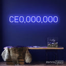 CE0,000,000 Neon Sign - Custom Neon Signs | LED Neon Signs | Zanvis Neon®