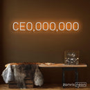 CE0,000,000 Neon Sign - Custom Neon Signs | LED Neon Signs | Zanvis Neon®