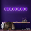 CE0,000,000 Neon Sign - Custom Neon Signs | LED Neon Signs | Zanvis Neon®