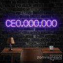 CE0,000,000 Neon Sign - Custom Neon Signs | LED Neon Signs | Zanvis Neon®