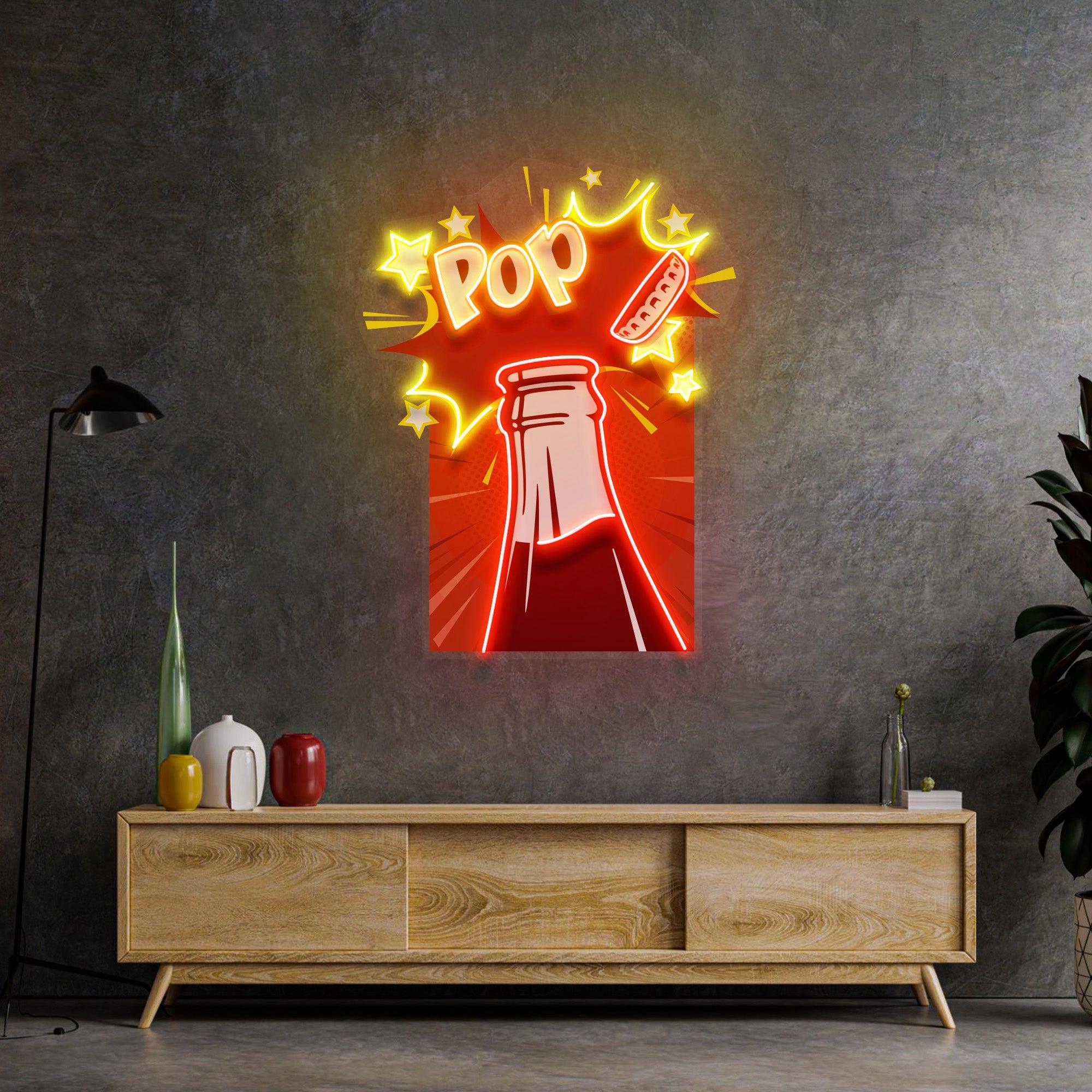 Cola Led Neon Acrylic Artwork - Custom Neon Signs | LED Neon Signs | Zanvis Neon®