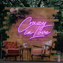 Crazy In Love Neon Sign - Custom Neon Signs | LED Neon Signs | Zanvis Neon®