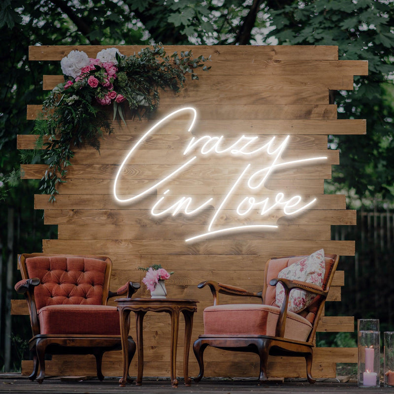Crazy In Love Neon Sign - Custom Neon Signs | LED Neon Signs | Zanvis Neon®