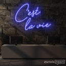 CEST LA VIE Neon Sign - Custom Neon Signs | LED Neon Signs | Zanvis Neon®