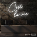 CEST LA VIE Neon Sign - Custom Neon Signs | LED Neon Signs | Zanvis Neon®