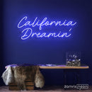 California Dreamin Neon Sign - Custom Neon Signs | LED Neon Signs | Zanvis Neon®