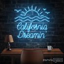 California Dreamin Neon Sign - Custom Neon Signs | LED Neon Signs | Zanvis Neon®