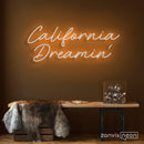 California Dreamin Neon Sign - Custom Neon Signs | LED Neon Signs | Zanvis Neon®