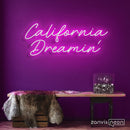 California Dreamin Neon Sign - Custom Neon Signs | LED Neon Signs | Zanvis Neon®