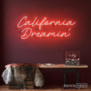 California Dreamin Neon Sign - Custom Neon Signs | LED Neon Signs | Zanvis Neon®