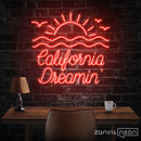 California Dreamin Neon Sign - Custom Neon Signs | LED Neon Signs | Zanvis Neon®
