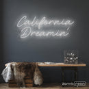 California Dreamin Neon Sign - Custom Neon Signs | LED Neon Signs | Zanvis Neon®