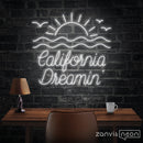 California Dreamin Neon Sign - Custom Neon Signs | LED Neon Signs | Zanvis Neon®