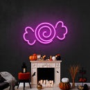 Candy Led Neon Sign - Halloween Light Decor