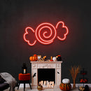 Candy Led Neon Sign - Halloween Light Decor
