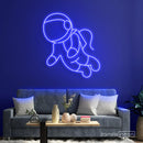 Cartoon Astronaut Neon Sign - Custom Neon Signs | LED Neon Signs | Zanvis Neon®