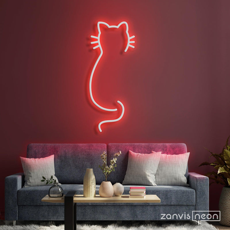 Cat Neon Sign - Neon Animals - Custom Neon Signs | LED Neon Signs | Zanvis Neon®
