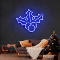 Christmas Holly Flex Neon Sign - Custom Neon Signs | LED Neon Signs | Zanvis Neon®