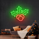 Christmas Holly Flex Neon Sign - Custom Neon Signs | LED Neon Signs | Zanvis Neon®