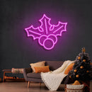 Christmas Holly Flex Neon Sign - Custom Neon Signs | LED Neon Signs | Zanvis Neon®