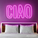 CIAO Neon Sign - Custom Neon Signs | LED Neon Signs | Zanvis Neon®