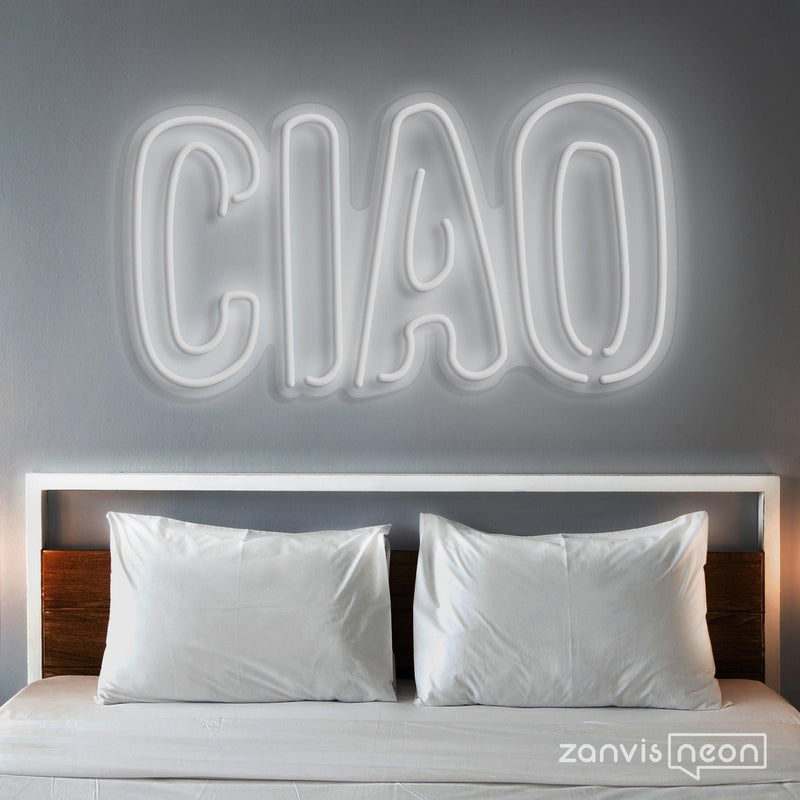CIAO Neon Sign - Custom Neon Signs | LED Neon Signs | Zanvis Neon®