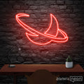 Crescent Moon Neon Sign - Custom Neon Signs | LED Neon Signs | Zanvis Neon®