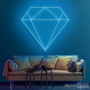 Diamond Neon Sign - Custom Neon Signs | LED Neon Signs | Zanvis Neon®