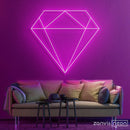 Diamond Neon Sign - Custom Neon Signs | LED Neon Signs | Zanvis Neon®