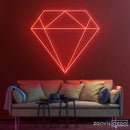 Diamond Neon Sign - Custom Neon Signs | LED Neon Signs | Zanvis Neon®