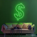 Dollar Sign Neon Sign - Custom Neon Signs | LED Neon Signs | Zanvis Neon®