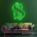 Dollar Neon Sign - Custom Neon Signs | LED Neon Signs | Zanvis Neon®