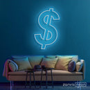Dollar Sign Neon Sign - Custom Neon Signs | LED Neon Signs | Zanvis Neon®