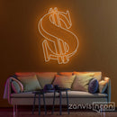Dollar Neon Sign - Custom Neon Signs | LED Neon Signs | Zanvis Neon®