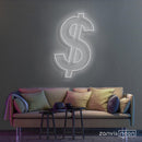 Dollar Sign Neon Sign - Custom Neon Signs | LED Neon Signs | Zanvis Neon®