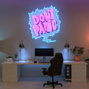 Don't Panic Led Neon Acrylic Artwork - Custom Neon Signs | LED Neon Signs | Zanvis Neon®