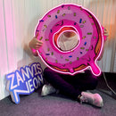 Donut Led Neon Acrylic Artwork - Custom Neon Signs | LED Neon Signs | Zanvis Neon®