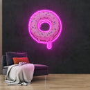 Donut Led Neon Acrylic Artwork - Custom Neon Signs | LED Neon Signs | Zanvis Neon®
