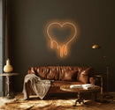 Dripping Love Neon Sign - Custom Neon Signs | LED Neon Signs | Zanvis Neon®