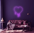 Dripping Love Neon Sign - Custom Neon Signs | LED Neon Signs | Zanvis Neon®