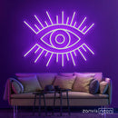 Eye Neon Sign - Custom Neon Signs | LED Neon Signs | Zanvis Neon®
