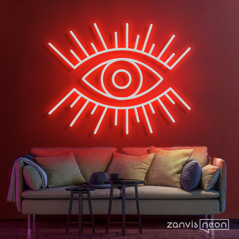 Eye Neon Sign - Custom Neon Signs | LED Neon Signs | Zanvis Neon®