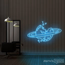 Fallen Planet Neon Sign - Custom Neon Signs | LED Neon Signs | Zanvis Neon®