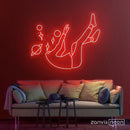 Falling Into Space Neon Sign - Custom Neon Signs | LED Neon Signs | Zanvis Neon®