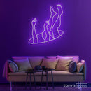 Falling Neon Sign - Custom Neon Signs | LED Neon Signs | Zanvis Neon®