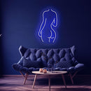 Female Back Silhouette Neon Sign - Custom Neon Signs | LED Neon Signs | Zanvis Neon®