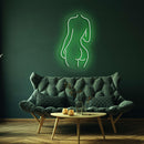 Female Back Silhouette Neon Sign - Custom Neon Signs | LED Neon Signs | Zanvis Neon®