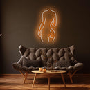 Female Back Silhouette Neon Sign - Custom Neon Signs | LED Neon Signs | Zanvis Neon®