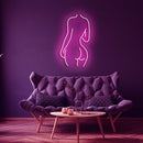 Female Back Silhouette Neon Sign - Custom Neon Signs | LED Neon Signs | Zanvis Neon®