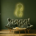 Female Back Silhouette Neon Sign - Custom Neon Signs | LED Neon Signs | Zanvis Neon®
